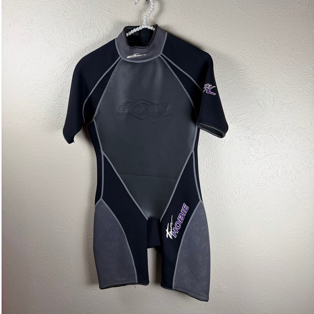 Hobie Water Sports Wetsuit Mens Size Medium Gray Surfing Scuba Jet Ski Swim